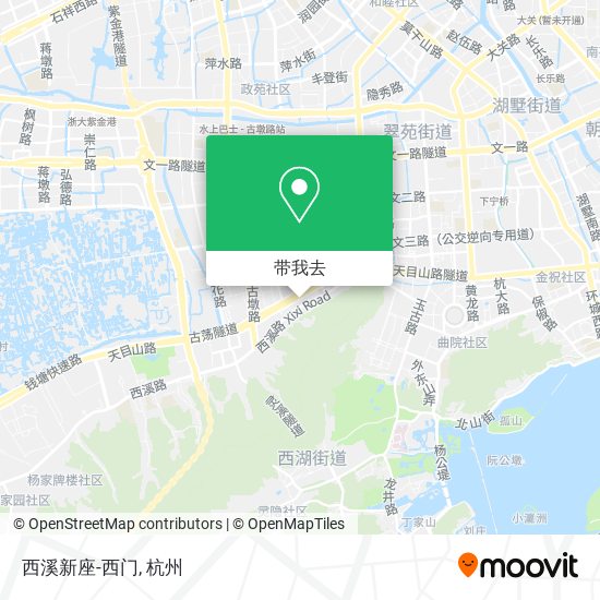 西溪新座-西门地图