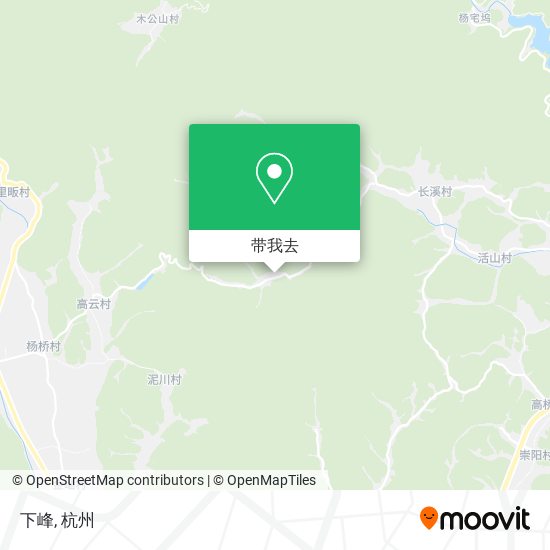 下峰地图