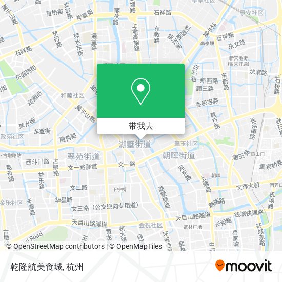 乾隆航美食城地图