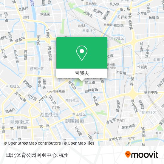城北体育公园网羽中心地图