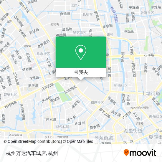 杭州万达汽车城店地图