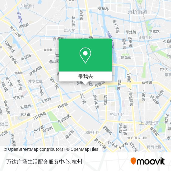 万达广场生活配套服务中心地图