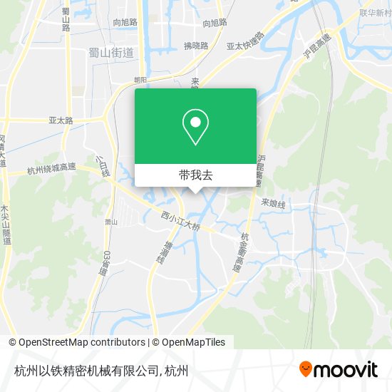 杭州以铁精密机械有限公司地图