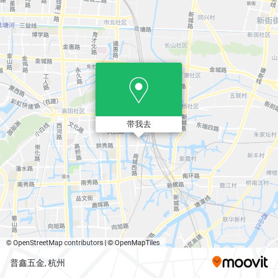 普鑫五金地图