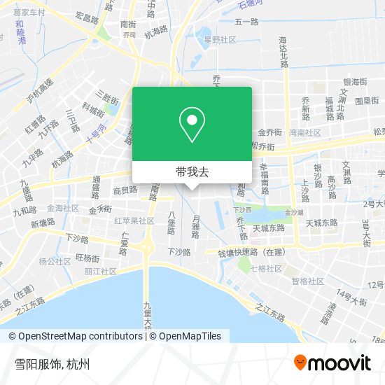 雪阳服饰地图