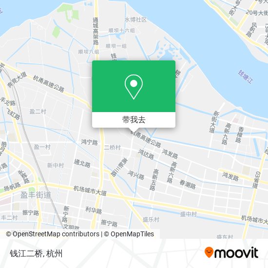 钱江二桥地图