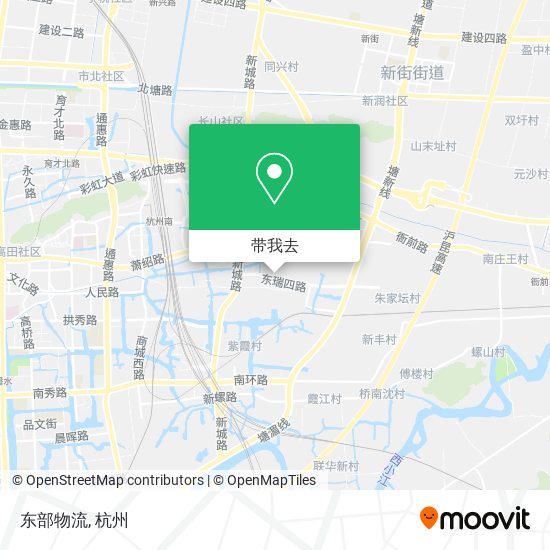 东部物流地图