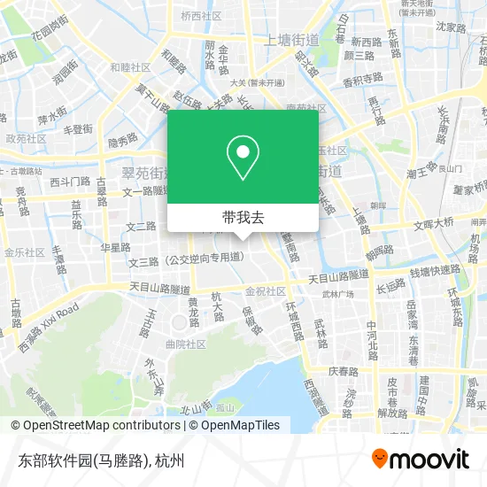 东部软件园(马塍路)地图