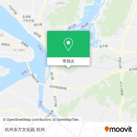 杭州东方文化园地图