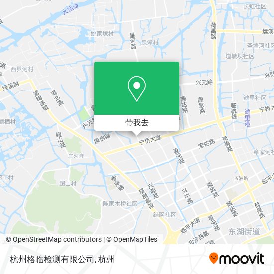 杭州格临检测有限公司地图