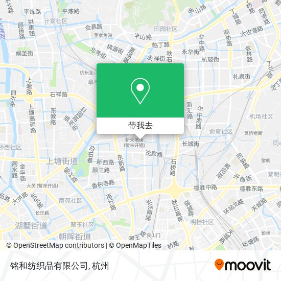 铭和纺织品有限公司地图