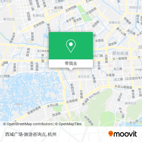 西城广场-旅游咨询点地图
