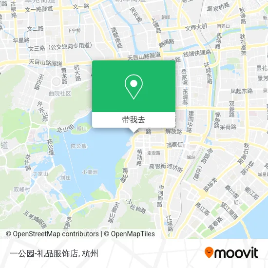 一公园-礼品服饰店地图