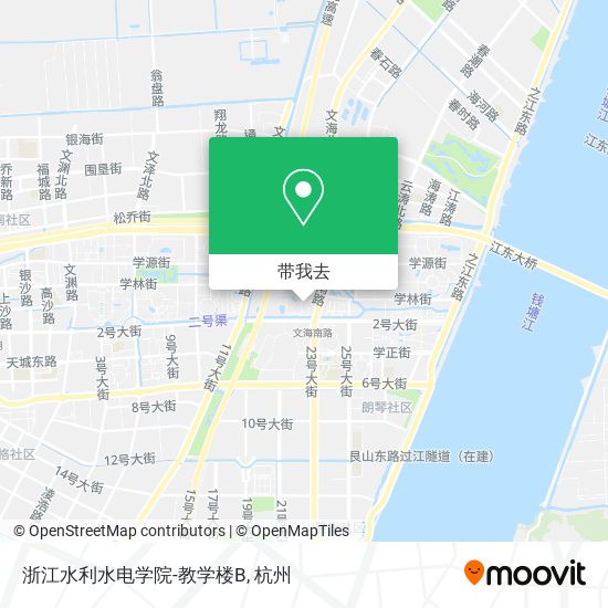 浙江水利水电学院-教学楼B地图