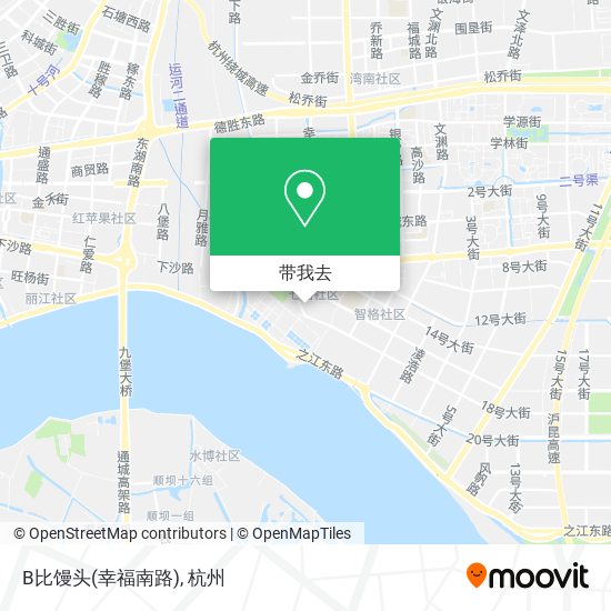 B比馒头(幸福南路)地图