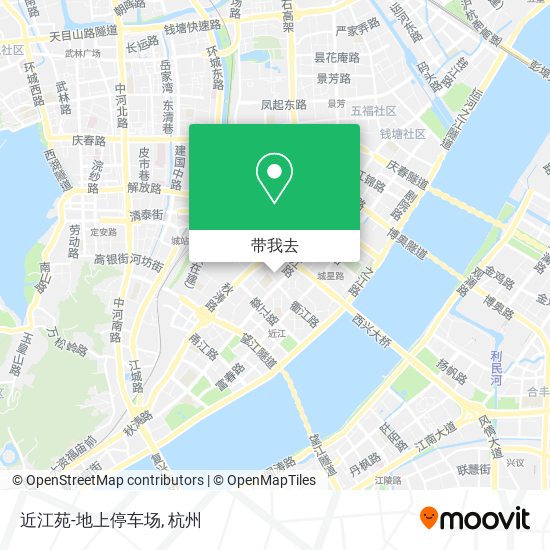 近江苑-地上停车场地图