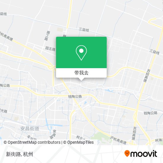 新街路地图