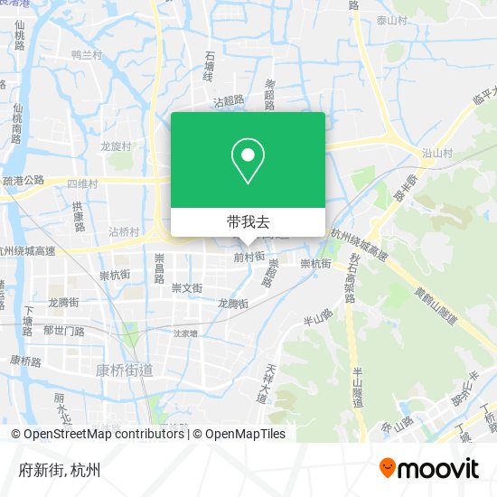 府新街地图
