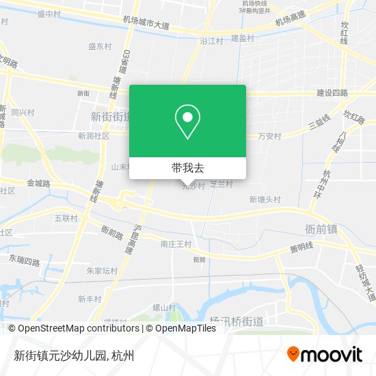 新街镇元沙幼儿园地图