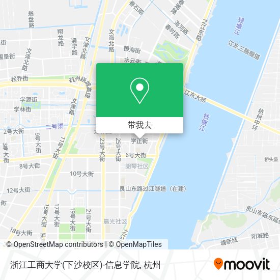 浙江工商大学(下沙校区)-信息学院地图