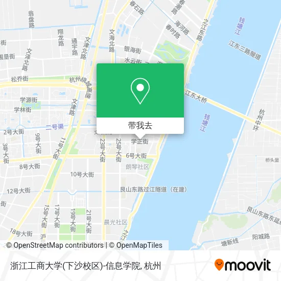 浙江工商大学(下沙校区)-信息学院地图