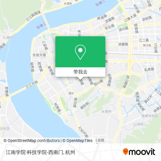 江南学院·科技学院-西南门地图
