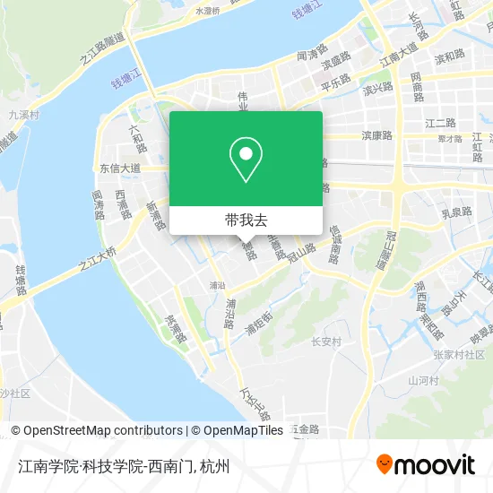 江南学院·科技学院-西南门地图