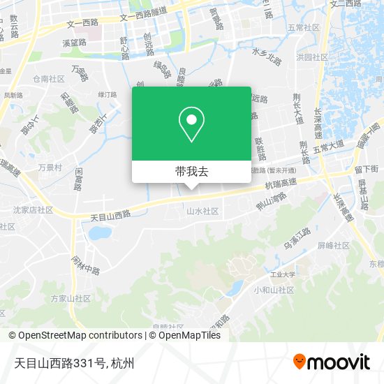 天目山西路331号地图