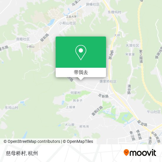 慈母桥村地图