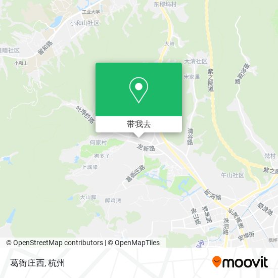 葛衙庄西地图