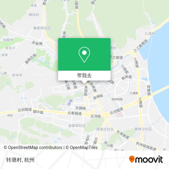 转塘村地图