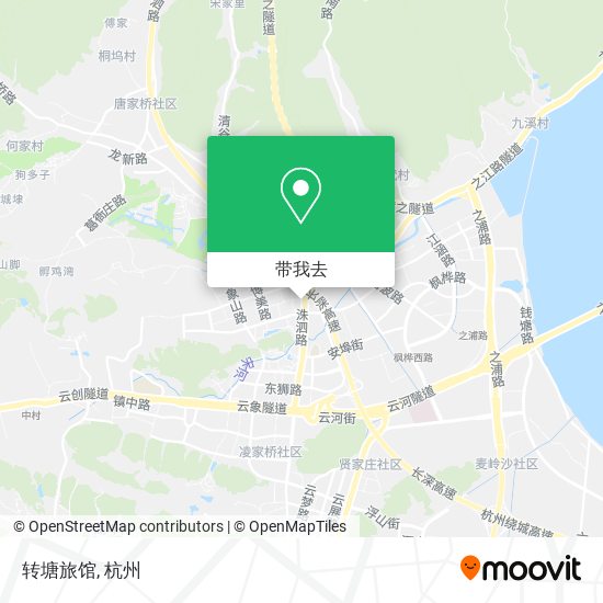 转塘旅馆地图