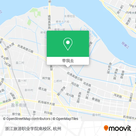 浙江旅游职业学院南校区地图