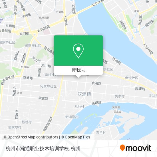 杭州市瀚通职业技术培训学校地图
