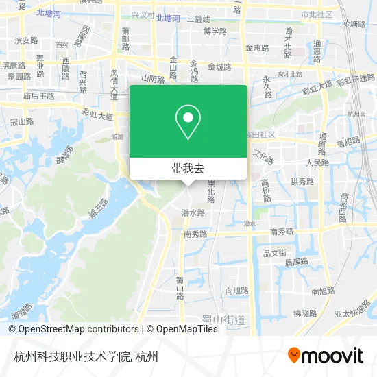 杭州科技职业技术学院地图
