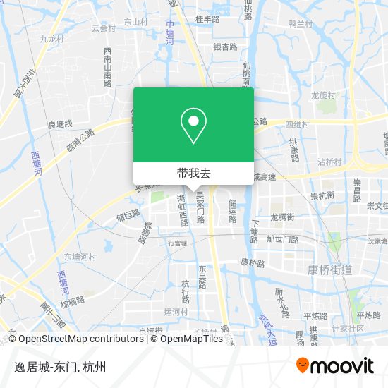 逸居城-东门地图