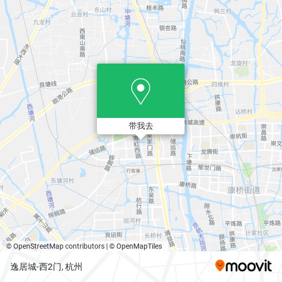 逸居城-西2门地图