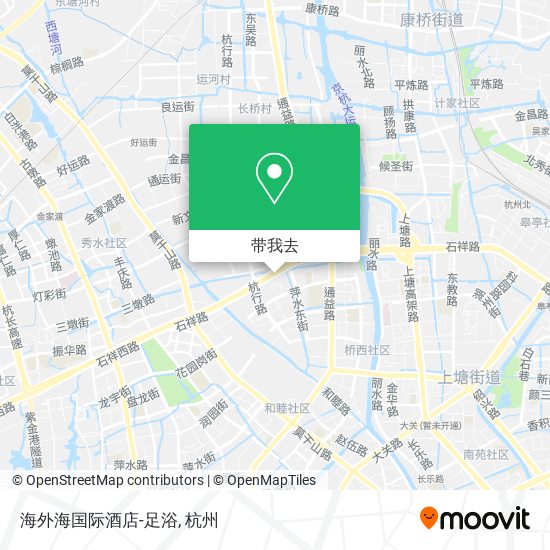 海外海国际酒店-足浴地图