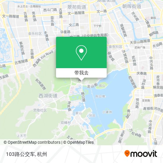 103路公交车地图