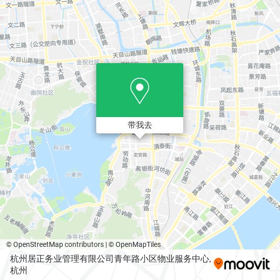 杭州居正务业管理有限公司青年路小区物业服务中心地图