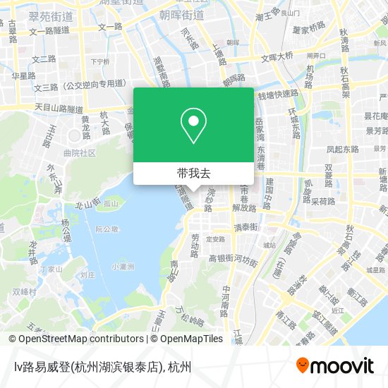 lv路易威登(杭州湖滨银泰店)地图