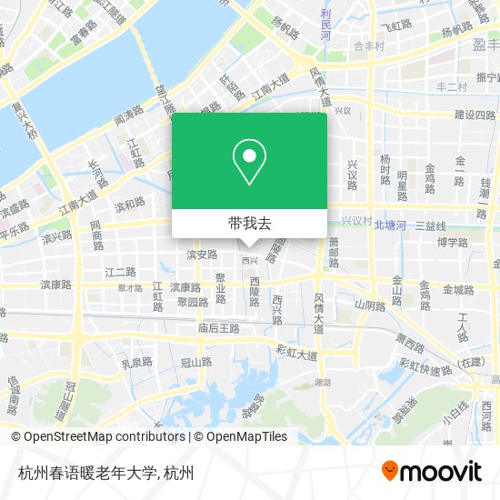 杭州春语暖老年大学地图