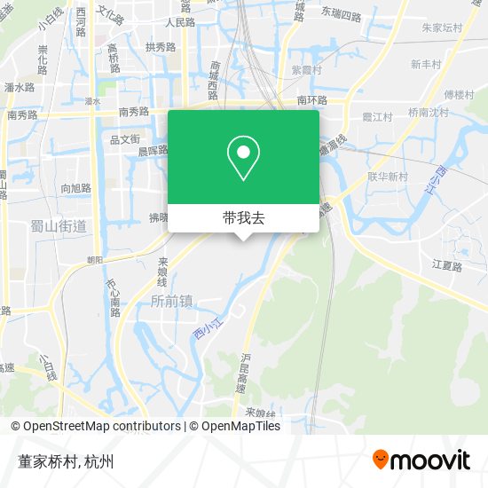 董家桥村地图