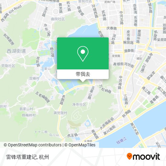 雷锋塔重建记地图
