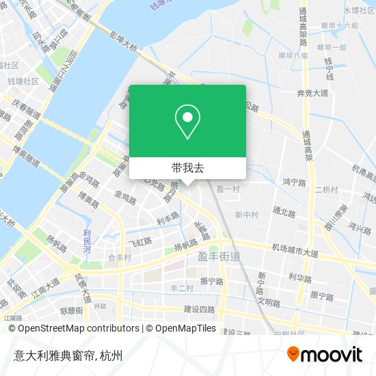 意大利雅典窗帘地图