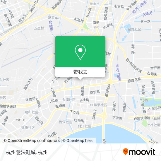 杭州意法鞋城地图