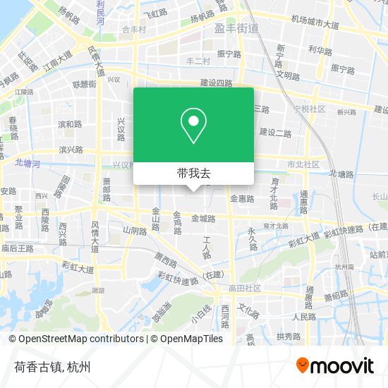荷香古镇地图