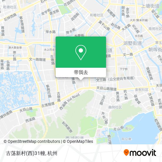 古荡新村(西)31幢地图