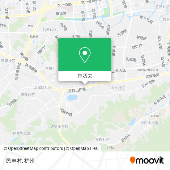 民丰村地图