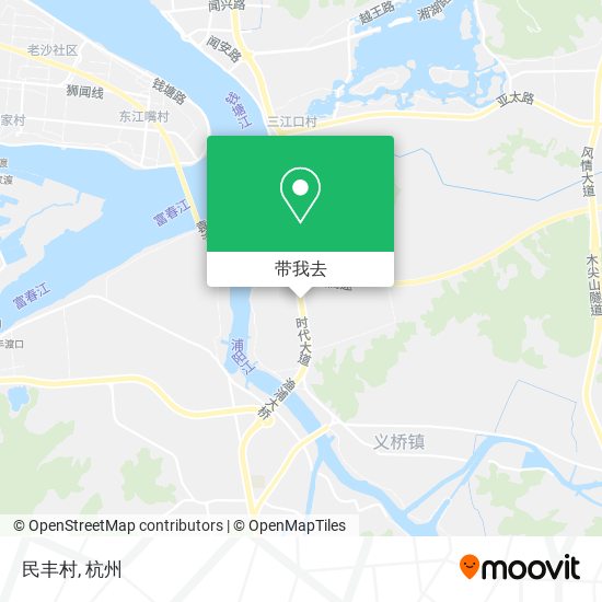 民丰村地图